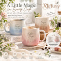 Rliffuxy™ Chromawarm Color-Reveal Mug Set – 13 oz Heat-Reactive Ceramic Coffee Cups, Modern Drinkware